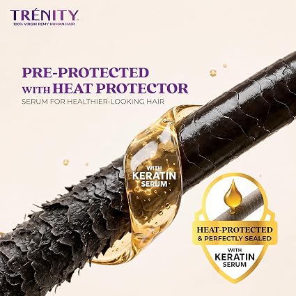 TRÉNITY 3-Pack Body Wave Bundles - 100% Virgin Remy Human Hair Extensi